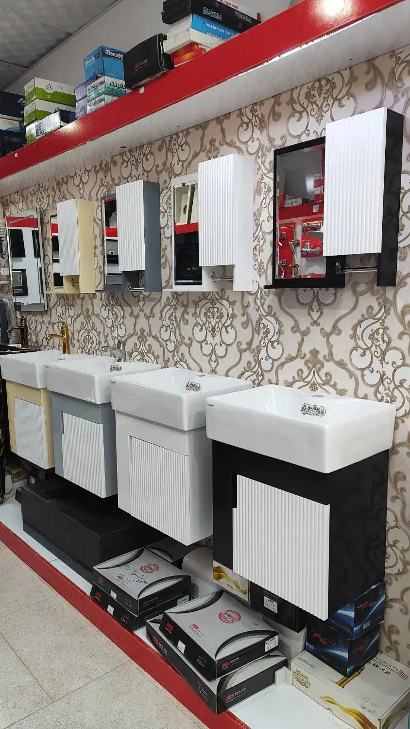 فولست روشویی pvc لوکس مدل آرسس|لوازم سرویس بهداشتی|میبد, |دیوار