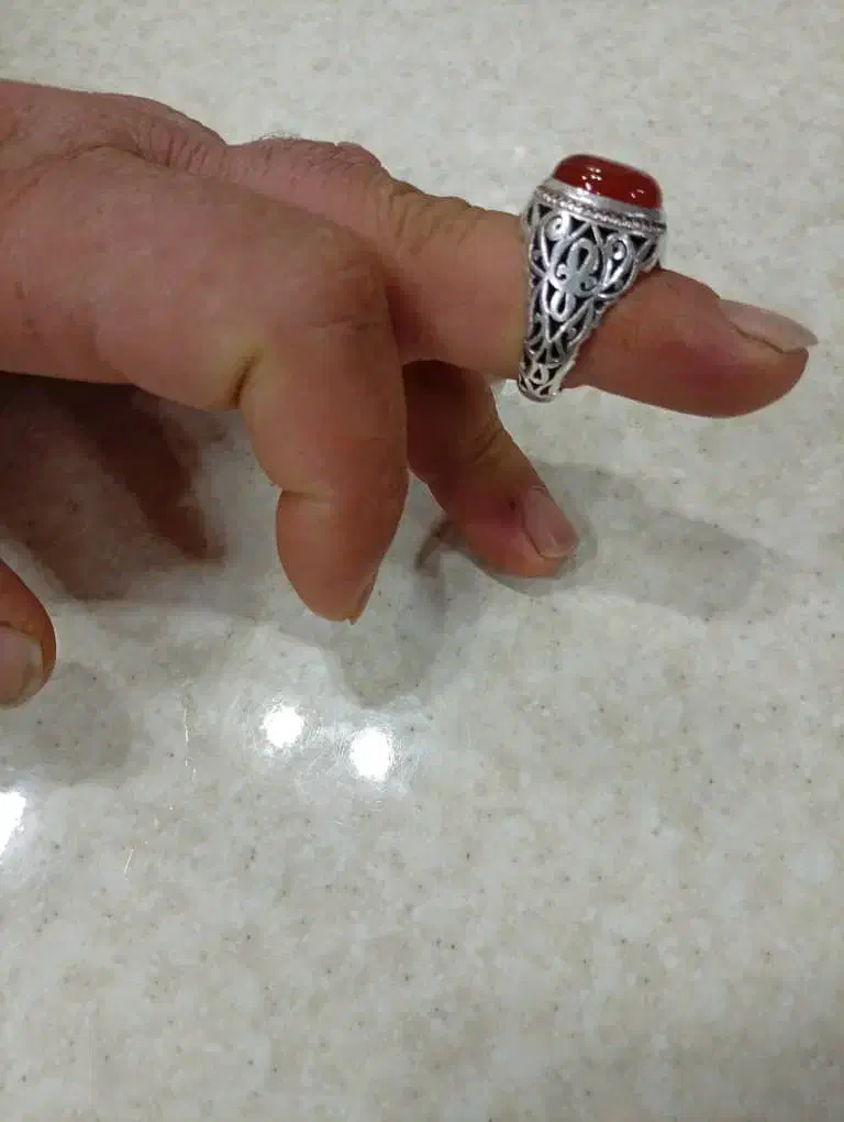 انگشتر فیروزه و عقیق یمنی|جواهرات|اندیشه, شهرک کوثر|دیوار