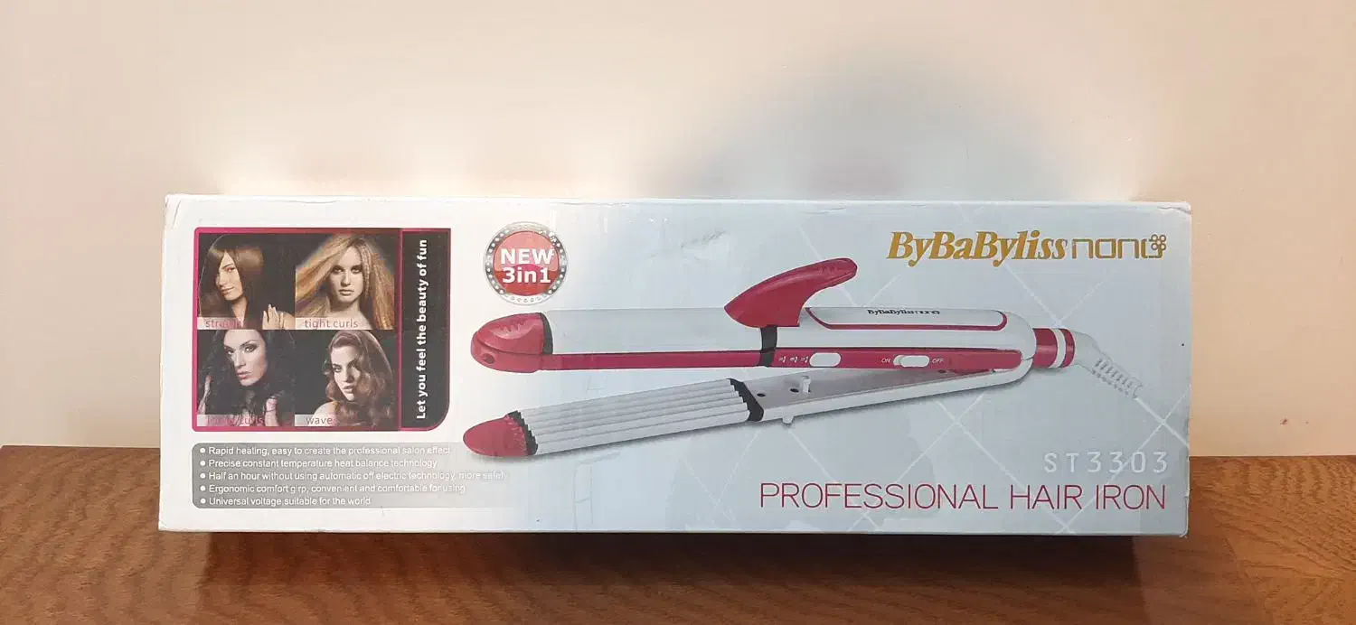 اتو مو سرامیکی ۳ حالته|آرایشی، بهداشتی، درمانی|ساری, |دیوار