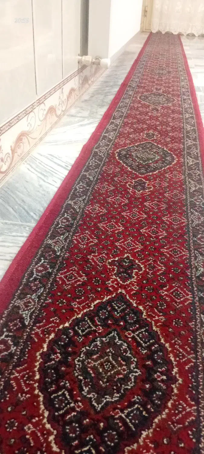 فرش کناره طرح ریز ماهی|فرش|بروجرد, |دیوار