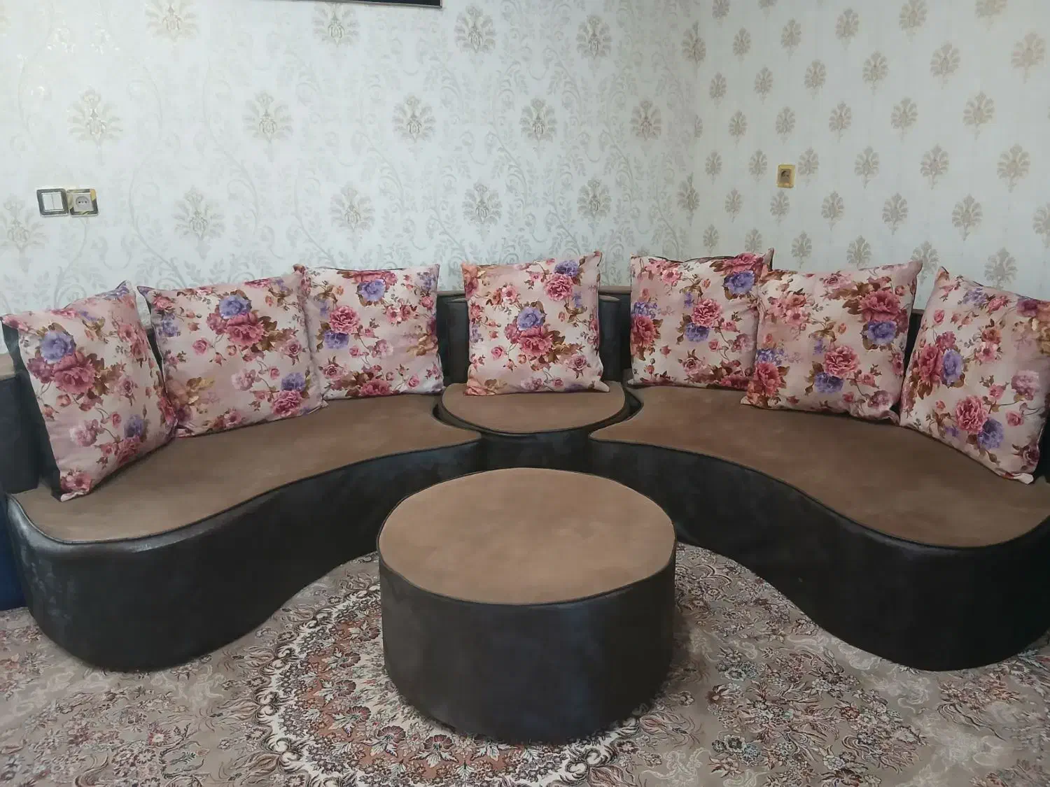 مبل 7نفره راحتی|مبلمان خانگی و میز عسلی|جوادآباد, |دیوار