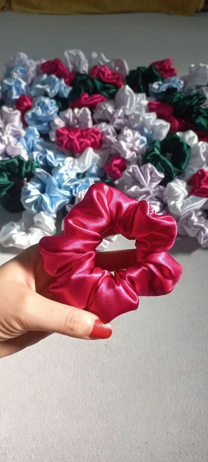 اسکرانچی ساتن ابریشم|زیورآلات و اکسسوری|رشت, حمیدیان|دیوار