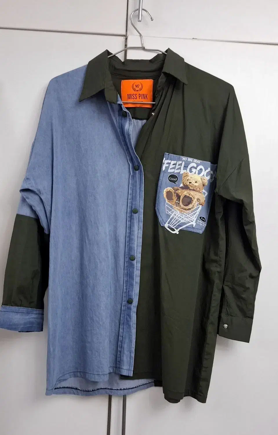 شومیز مانتویی،دکمه دار، دو رنگ ،فری سایز ،در حدنو|لباس|تهران, مختاری|دیوار