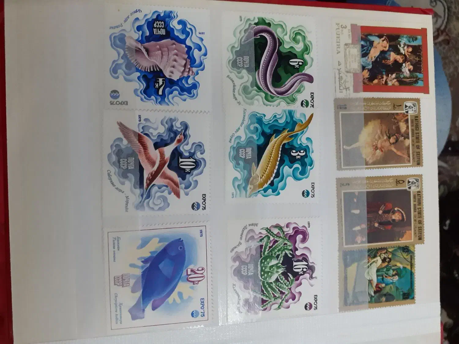 آلبوم تمبر کمیاب|کلکسیون سکه، تمبر، اسکناس|تهران, زرکش|دیوار