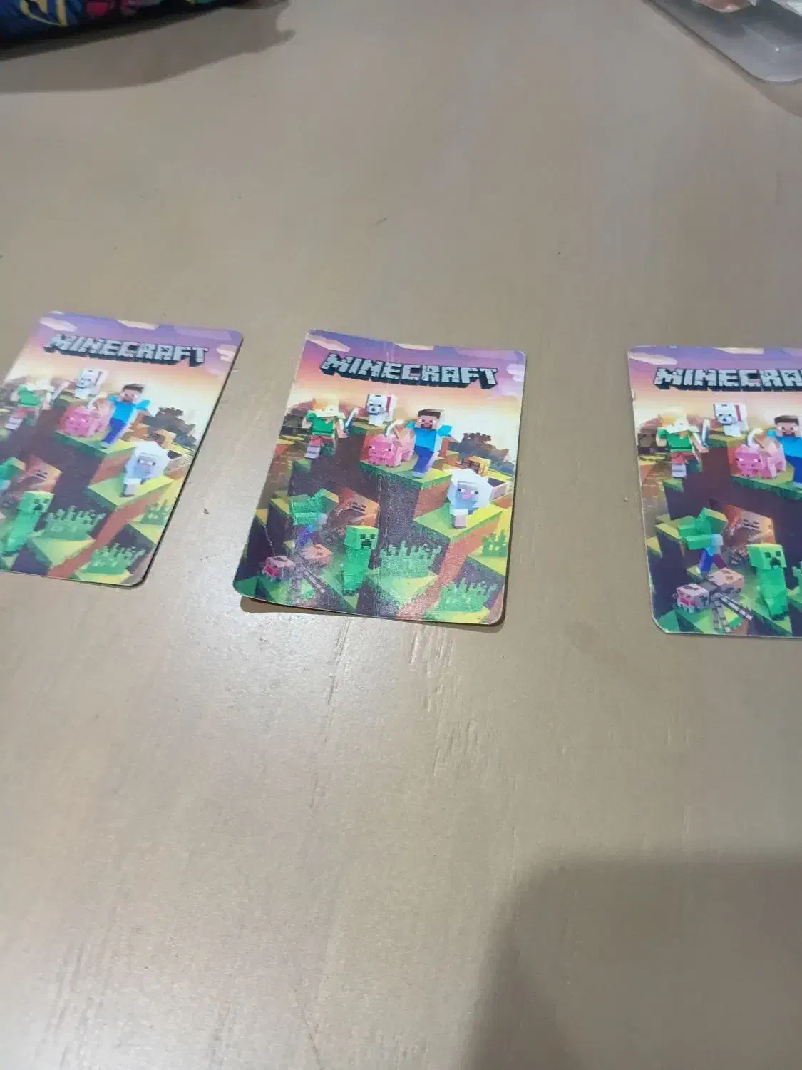 ۳کارت ماینکرفت|اسباببازی|اهواز, سپیدار|دیوار