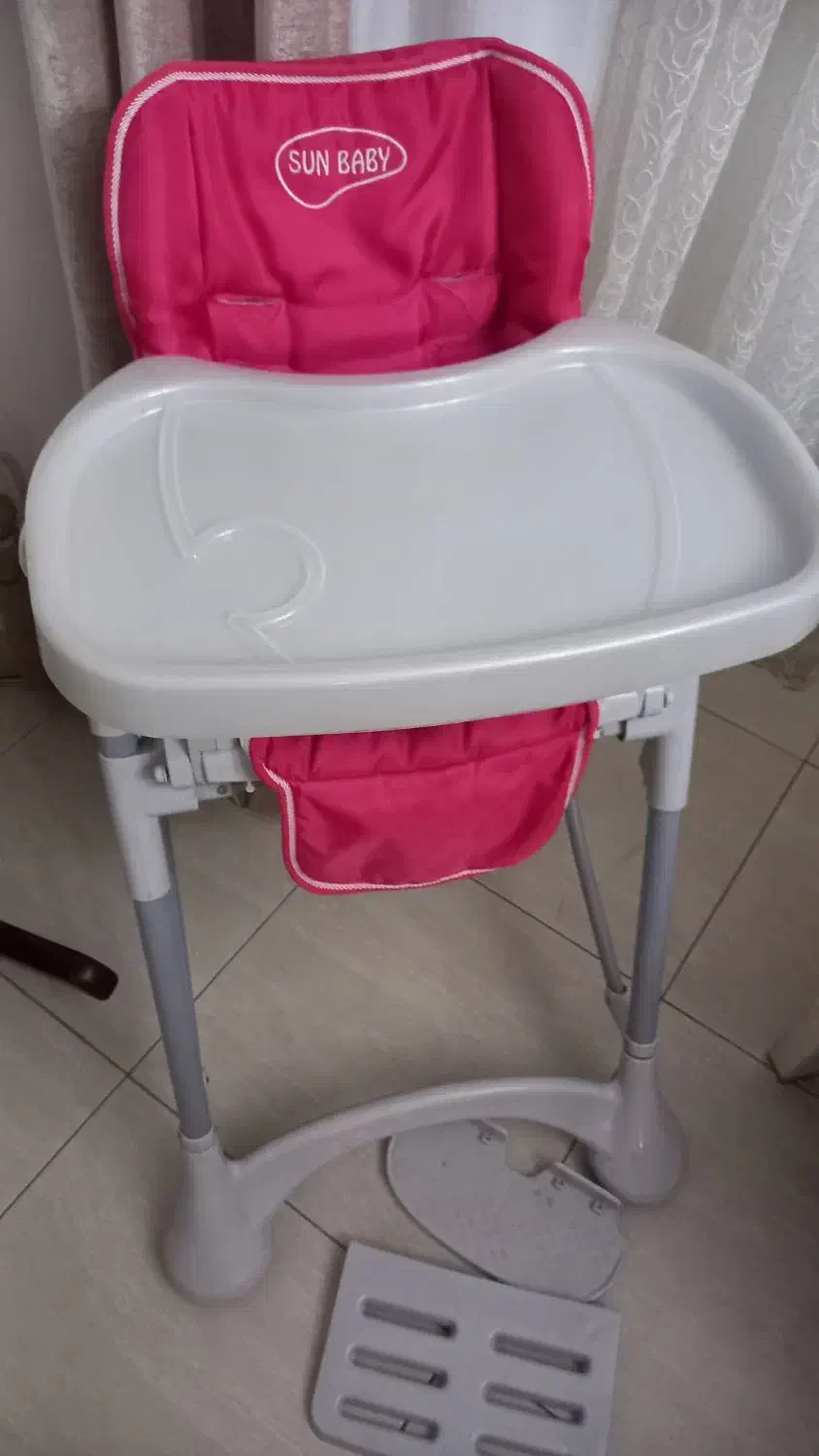 صندلی غذا کودک سان بیبی در حدنو|تخت و صندلی بچه|رشت, منظریه|دیوار