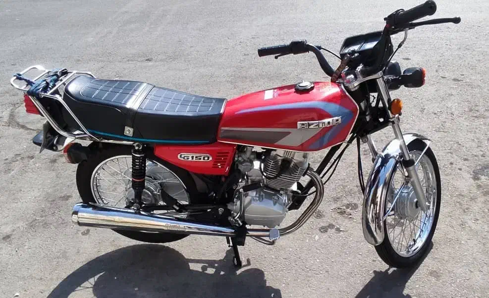 موتور ۱۵۰ سی سی هوندا  آزما استارتی کاربراتور|موتورسیکلت|تهران, شهرک گلها|دیوار