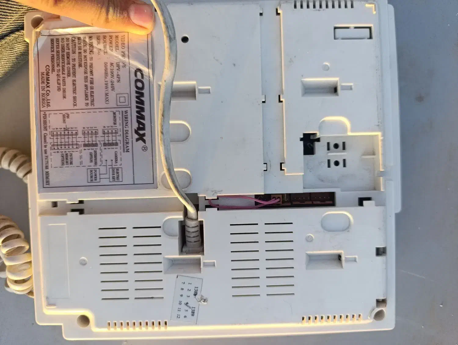 آیفون تصویری کوماس|دوربین مداربسته|قرچک, شهرک مهستان|دیوار