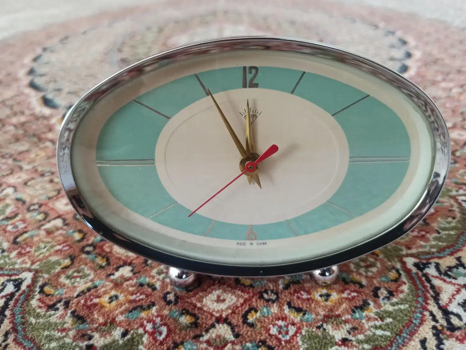 ساعت رومیزی چینی|کلکسیون اشیاء عتیقه|سنندج, |دیوار