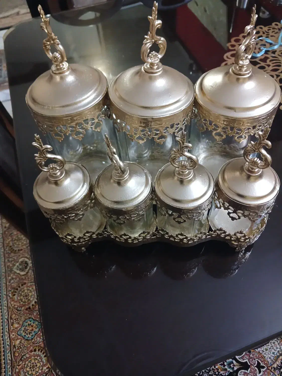 سرویس پا سماور ی|ظروف سرو و پذیرایی|قدس, شهرقدس|دیوار