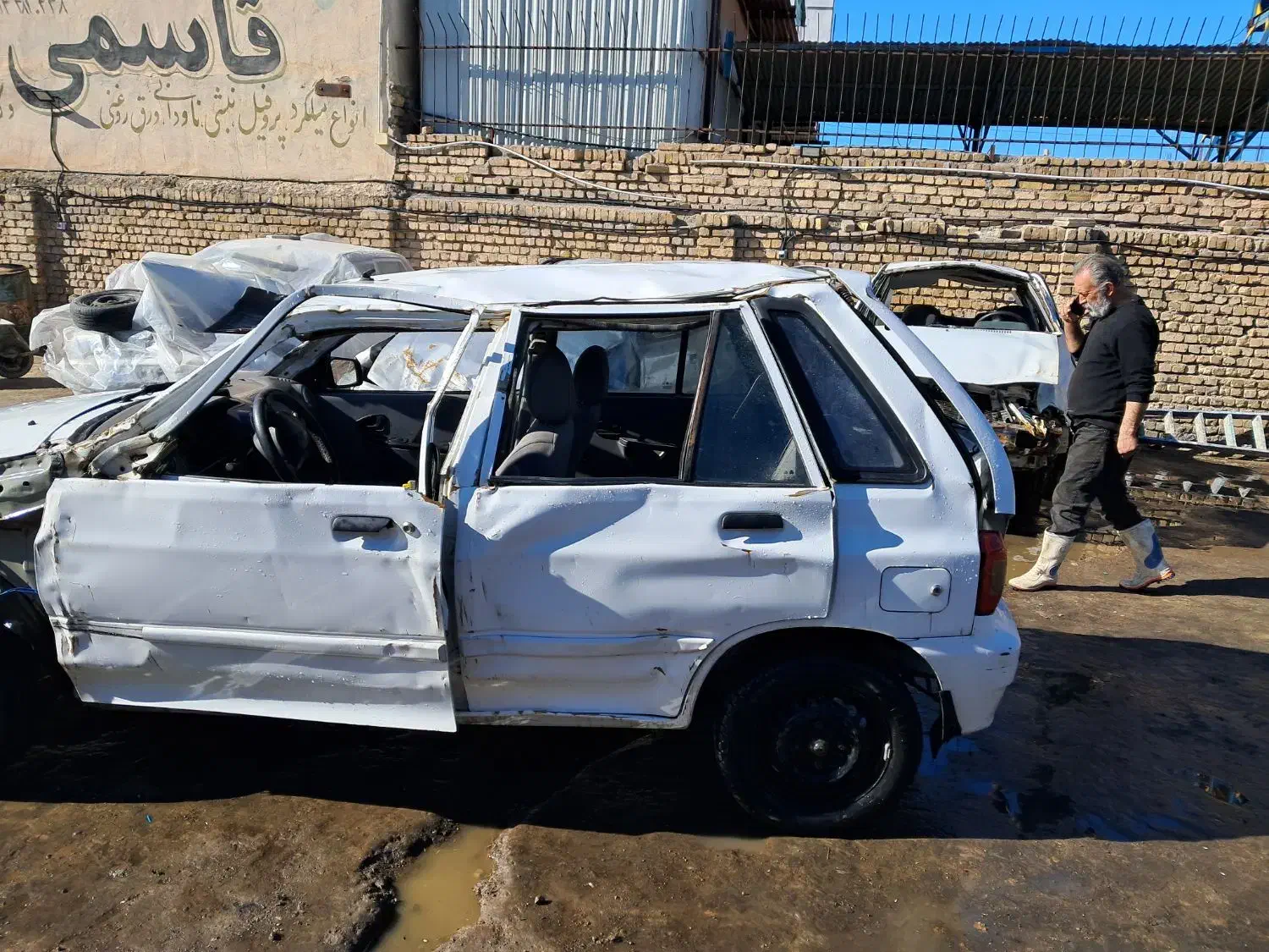 پراید ۱۱۱ تصادفی مدل ۹۶|خودرو سواری و وانت|خمینیشهر, |دیوار