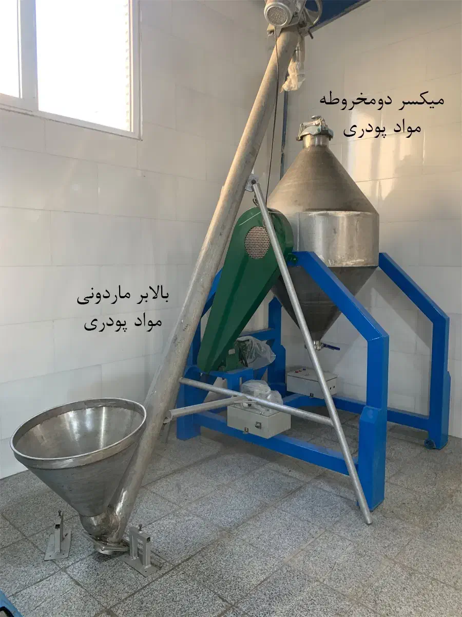 همزن ۶۰۰ لیتری و بالابر ماردونی تمام استیل|ماشین‌آلات صنعتی|قرچک, ولی آباد|دیوار