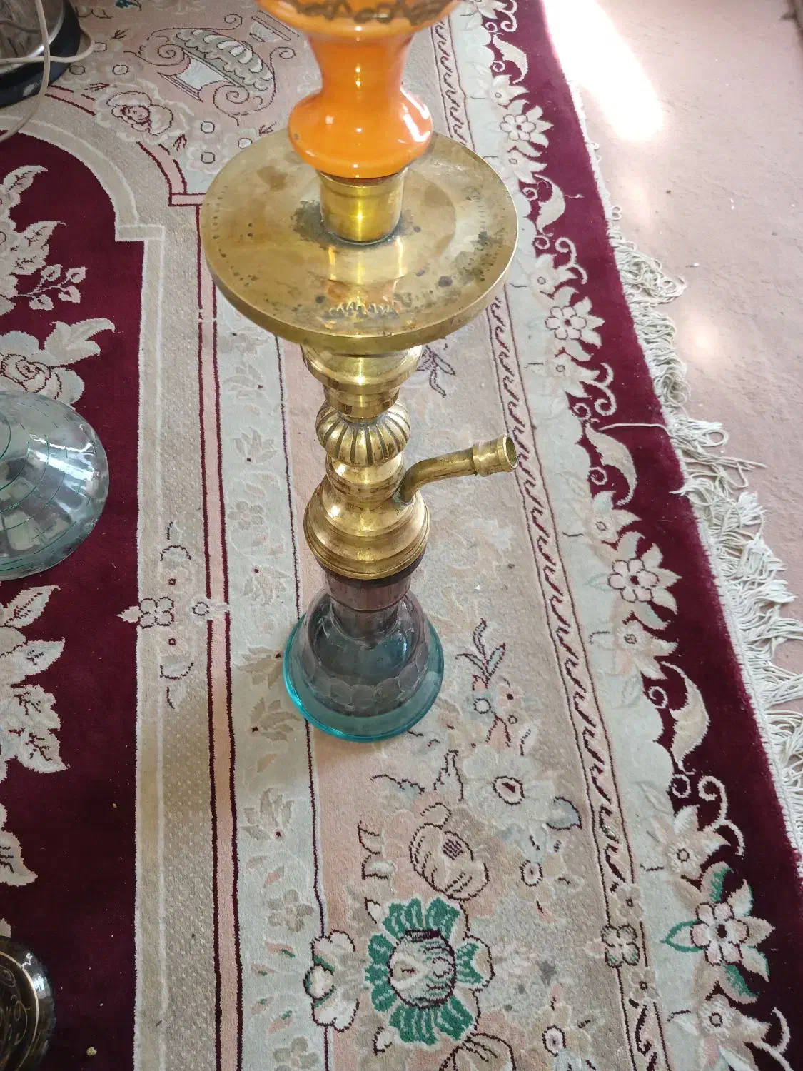 قلیون برنجی.|کلکسیون و سرگرمی|اصفهان, باتون|دیوار