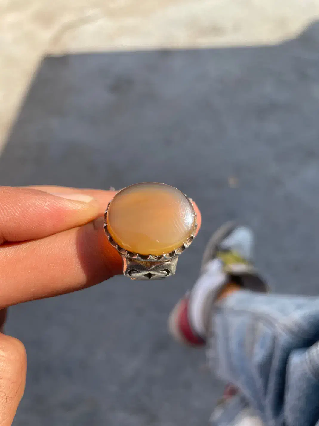 انگشتر یاقوت و عقیق نقره|جواهرات|بجنورد, |دیوار