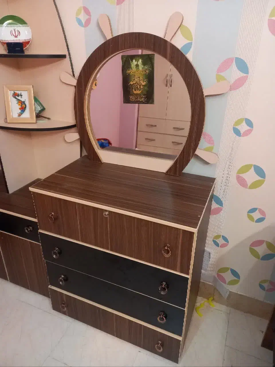 سرویس خواب نوجوان کامل ام دی اف|تخت و سرویس خواب|قم, بلوار امین و ساحلی|دیوار