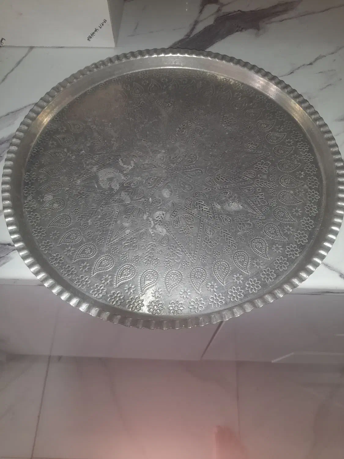 سینی مس زنجان|ظروف سرو و پذیرایی|نهاوند, |دیوار