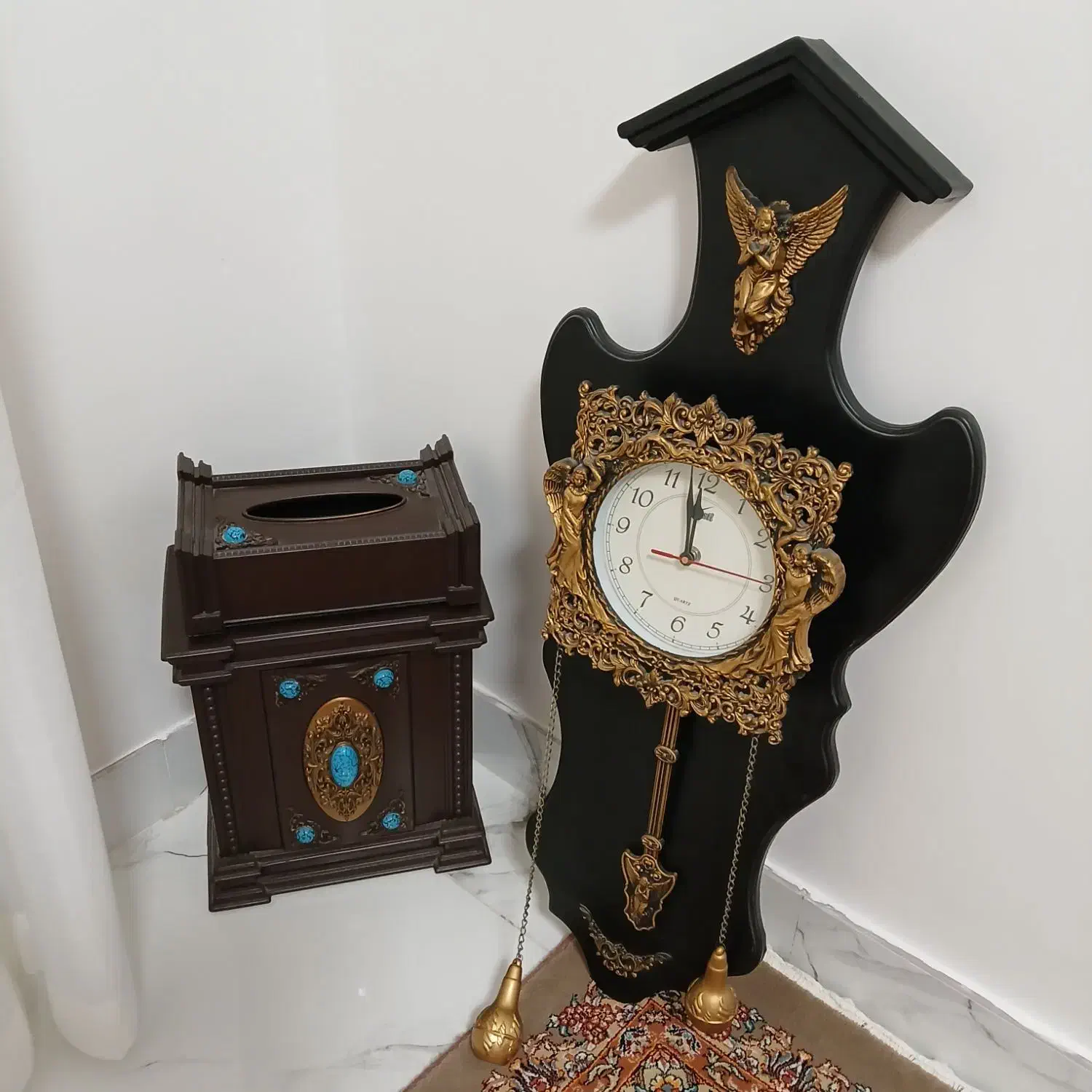 جفتش باهم ارزان|ساعت دیواری و تزئینی|قروه, |دیوار