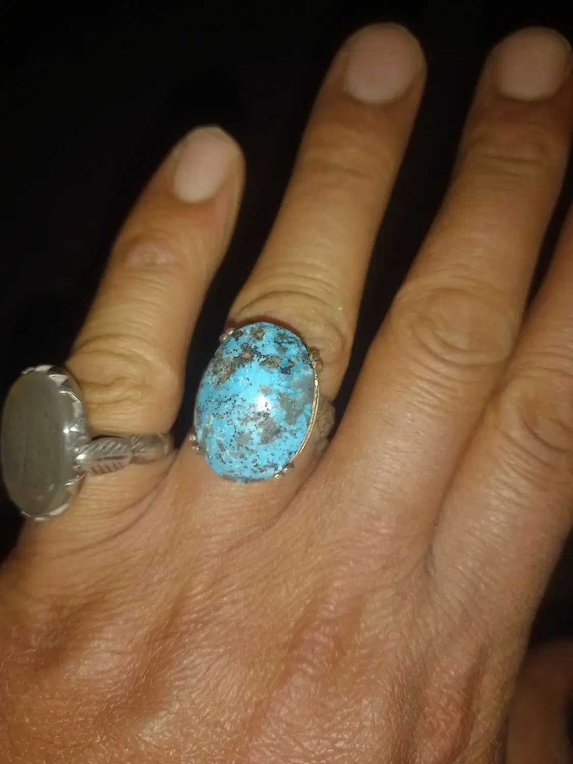 انگشتر فیروزه قدیمی|جواهرات|آذرشهر, |دیوار