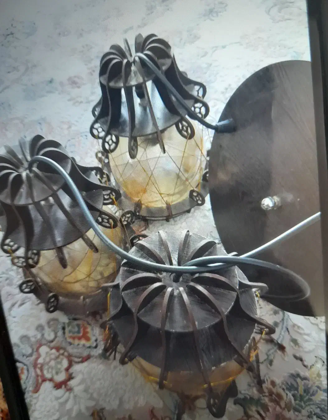 لوستر|لوستر و چراغ آویز|قوچان, |دیوار