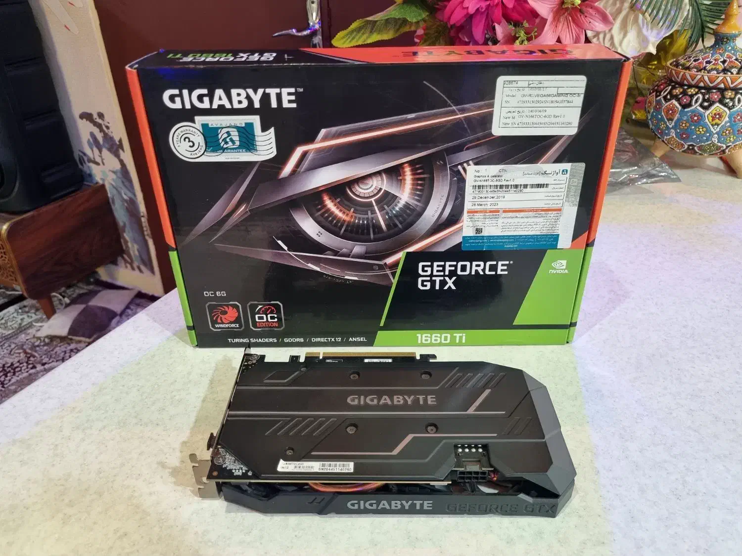 کارت گرافیک 1660ti oc 6gig|قطعات و لوازم جانبی رایانه|ملارد, |دیوار