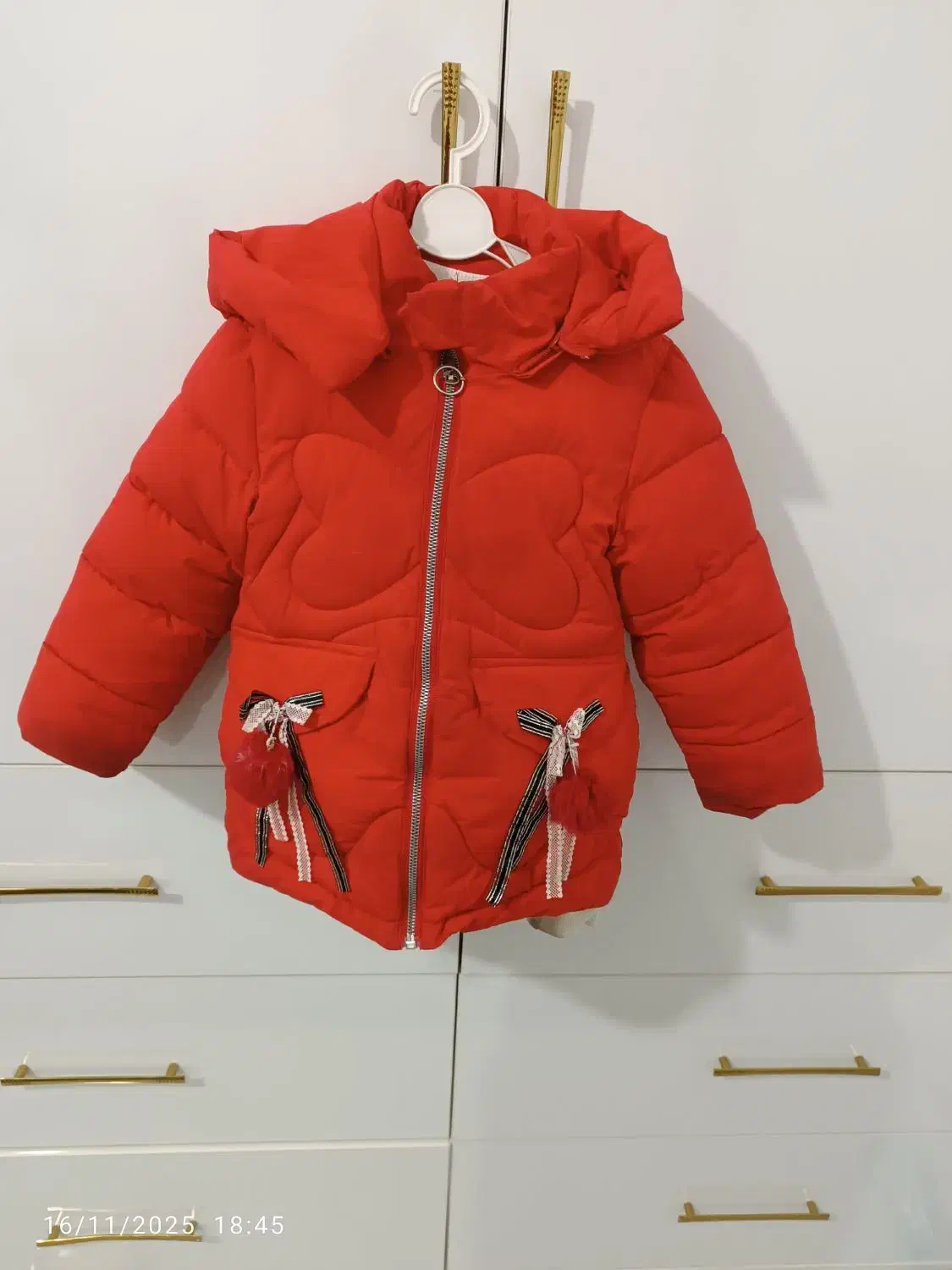 کاپشن دخترانه|کفش و لباس بچه|بروجرد, |دیوار