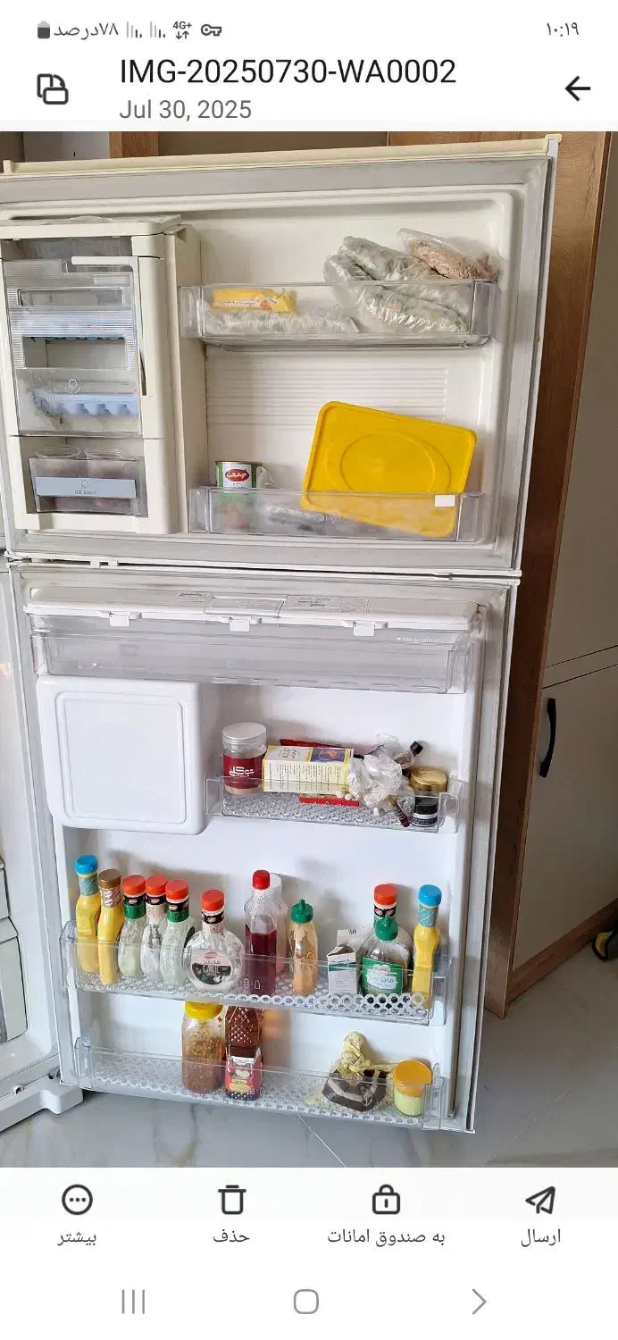 فروش یکدستگاه یخچال الجی|یخچال و فریزر|شیراز, رکن‌آباد|دیوار