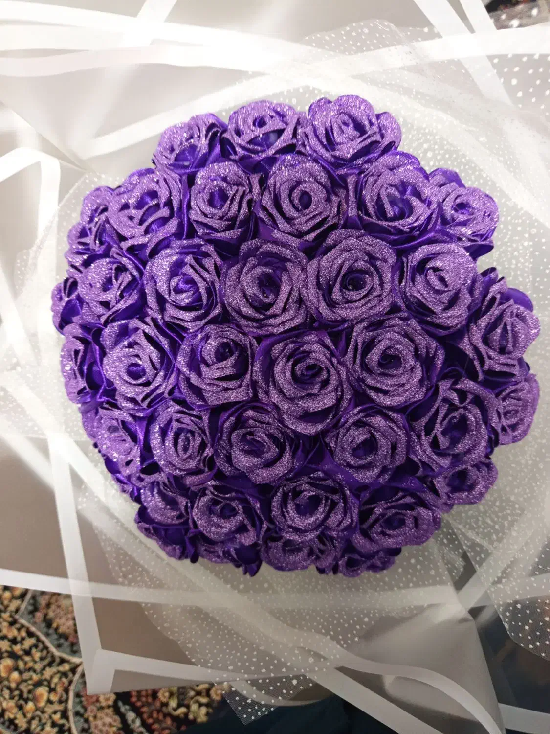 گل روبانی|گل مصنوعی|قدس, شهرقدس|دیوار