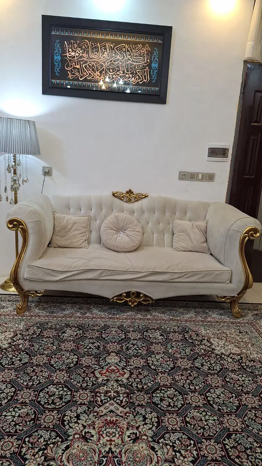 مبلمان نیمه استیل 7 نفره|مبلمان خانگی و میز عسلی|مشهد, کوشش|دیوار