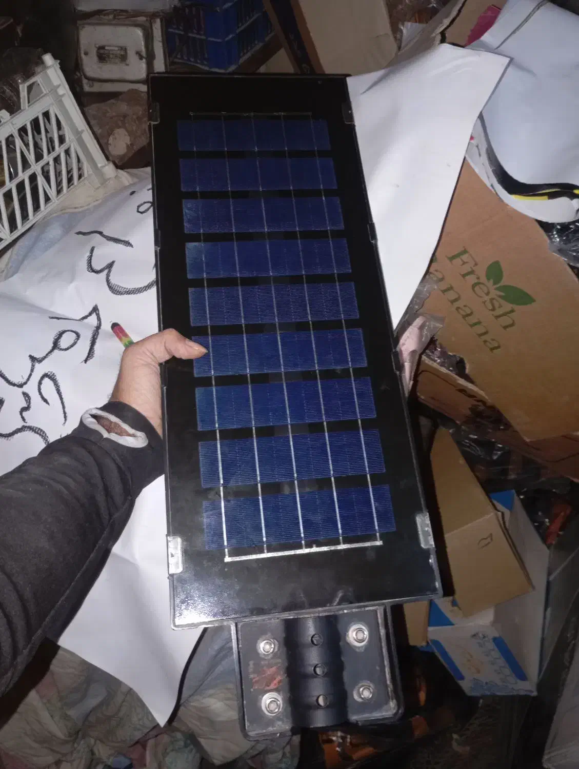 یک عدد چراغ بزرگ خیابانی وخورشیدی|لامپ و چراغ|رامشیر, |دیوار