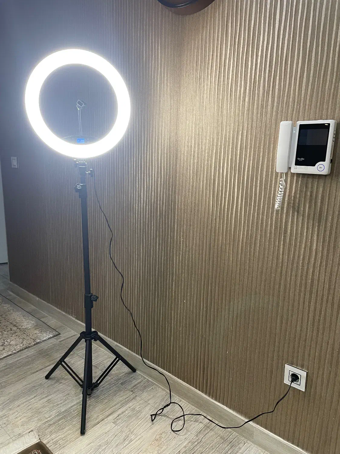 رینگ لایت Jmari در حد نو|دوربین عکاسی و فیلم‌برداری|رشت, گیل|دیوار