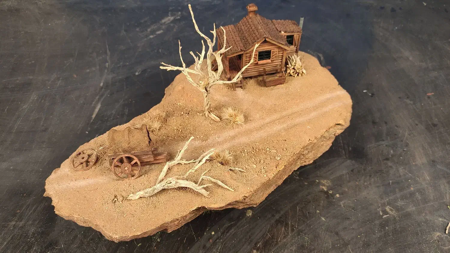 دیوراما وسترن رومیزی، دکوری، ماکت دستساز|مجسمه، تندیس، ماکت|اصفهان, عباس‌آباد|دیوار