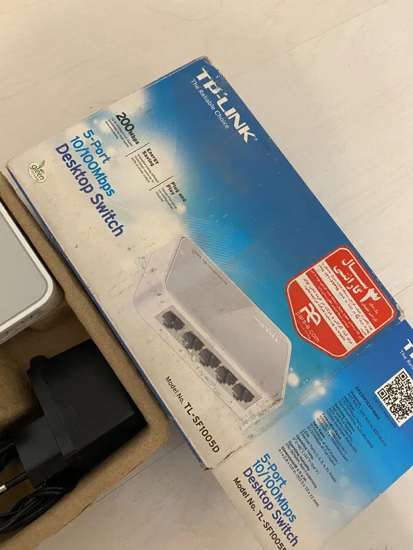 هاب سوئیچ 5 پورت تی پی لینک|مودم و تجهیزات شبکه|زنجان, |دیوار