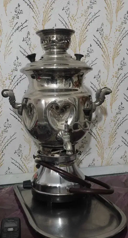 سماور گازی برنج|سماور، چایساز، قهوهساز|زنجان, |دیوار