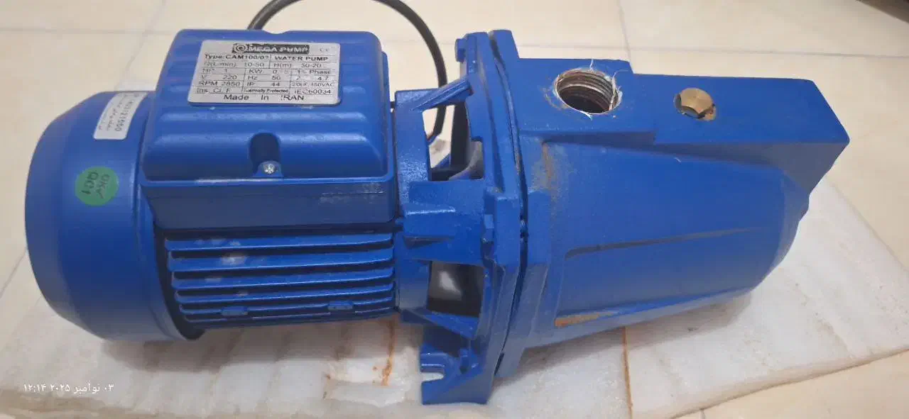 پمپ اب جتی یک اسب ( مگا ) بی صدا ۲سال گارانتی|مصالح و تجهیزات ساختمان|مشهد, فاطمیه|دیوار