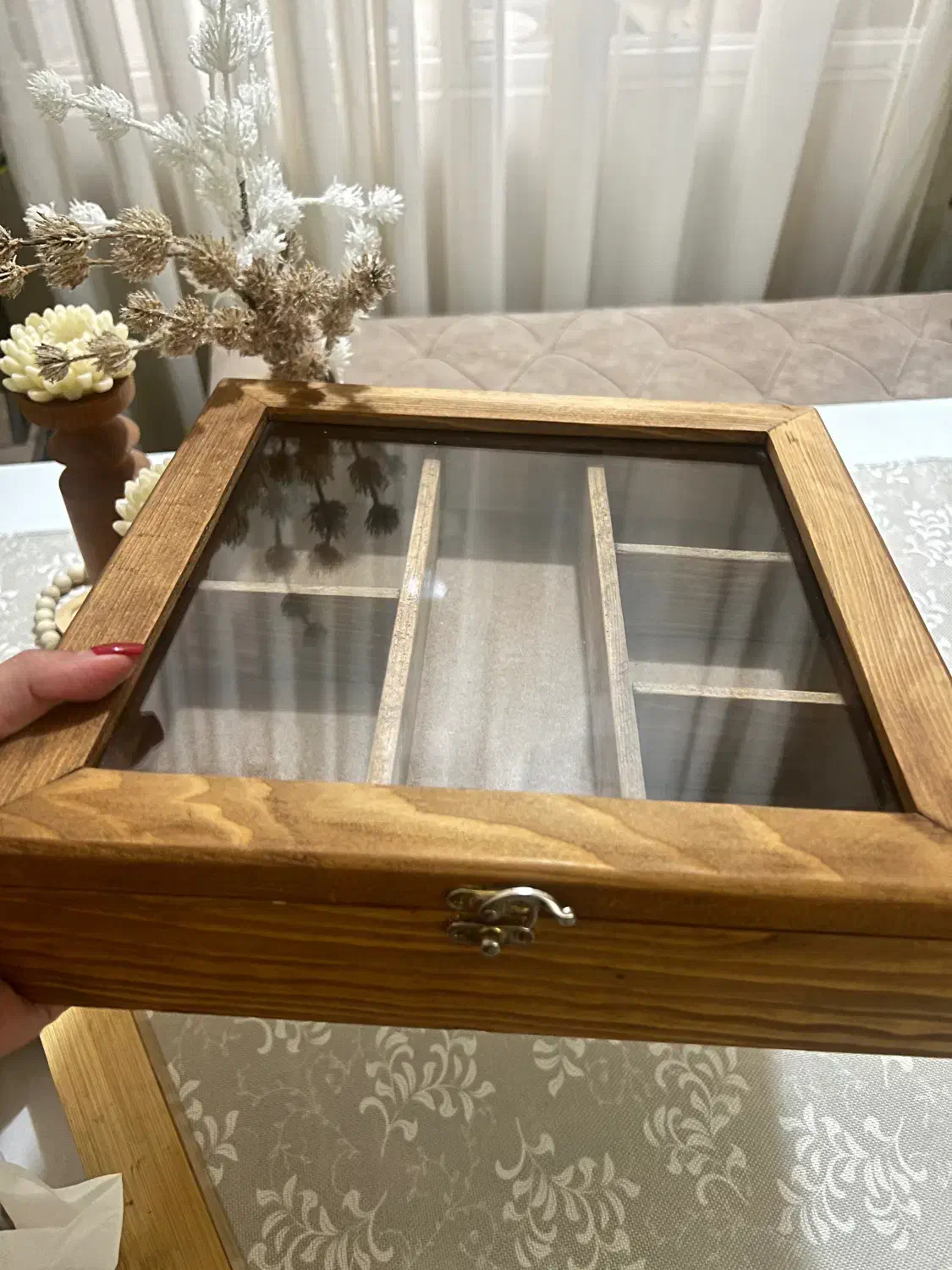 حعبه پذیرایی چوبی|ظروف سرو و پذیرایی|ساری, |دیوار