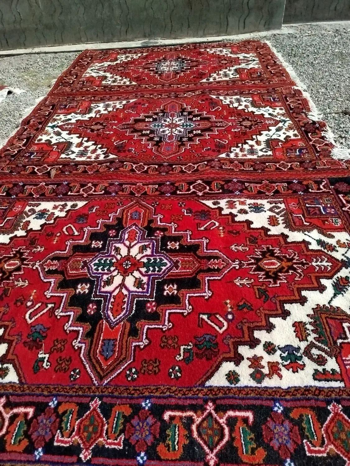 دو جفت فرش دستباف 6 متری نقشه هریس|فرش|تبریز, |دیوار