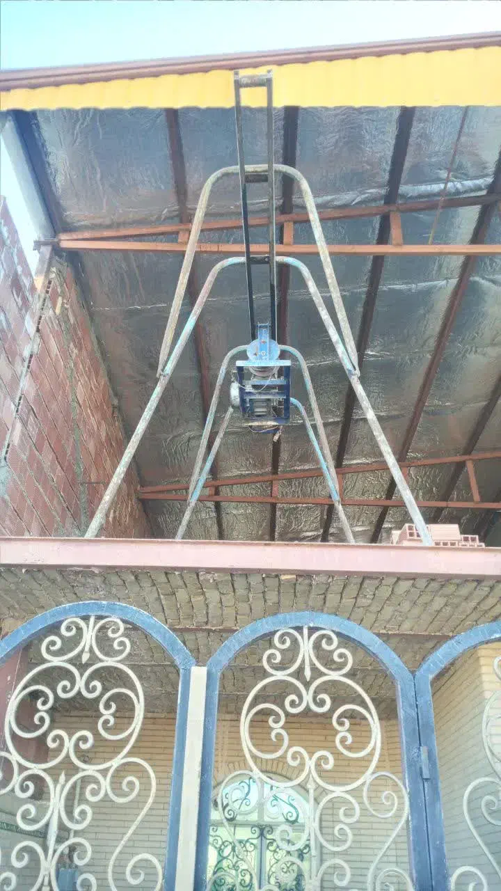 بالابر تک فاز|ماشین‌آلات صنعتی|بافت, |دیوار