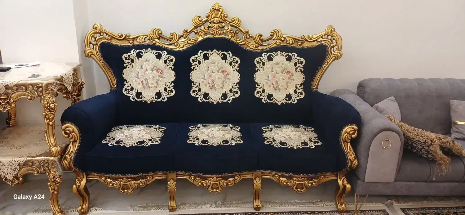 مبل هفت نفره سلطنتی|مبلمان خانگی و میز عسلی|تبریز, |دیوار