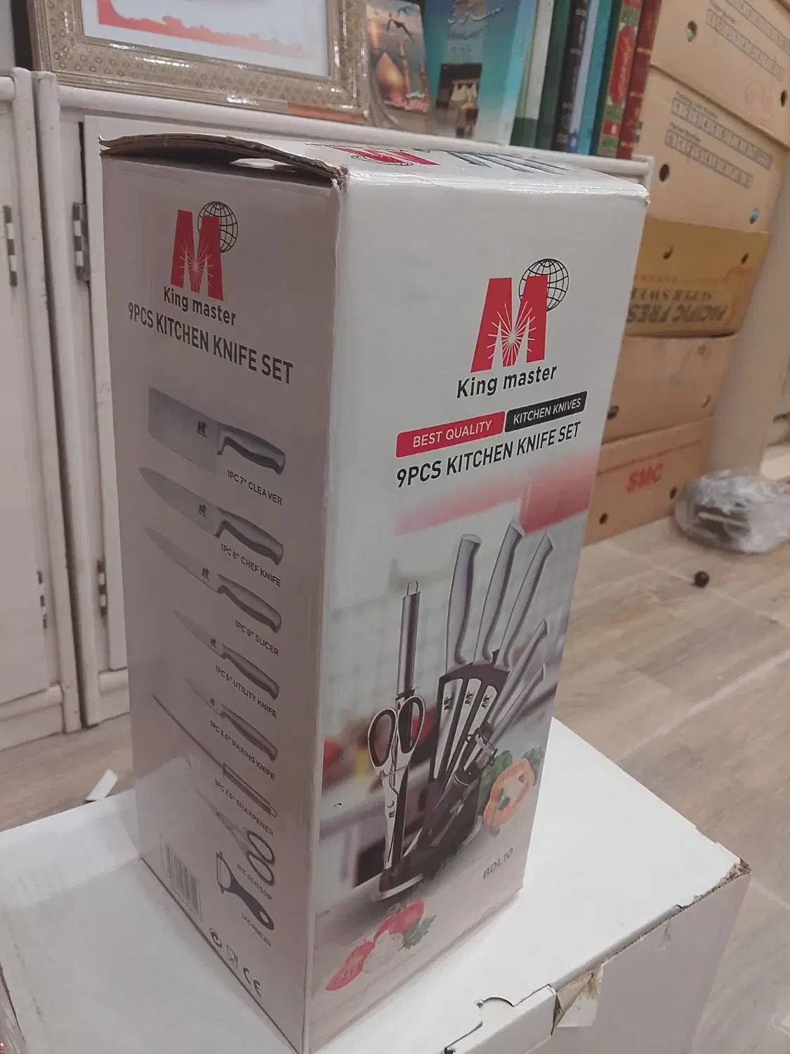 ست چاقو کینگ مستر|ظروف پخت‌وپز|قم, عشقعلی|دیوار