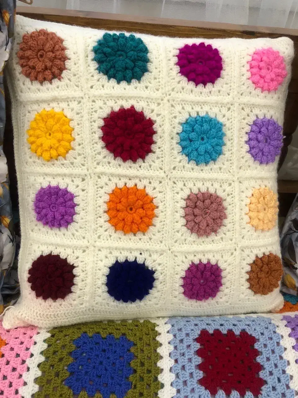 فروش انواع قلاب بافی(رومیزی-لیف-کوسن)|صنایع دستی و سایر لوازم تزئینی|محمودآباد, |دیوار