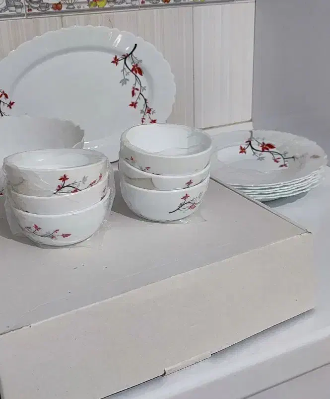 سرویس چینی و آرکوپال و آرکوفام مناسب جهیزیه|ظروف سرو و پذیرایی|بیرجند, |دیوار