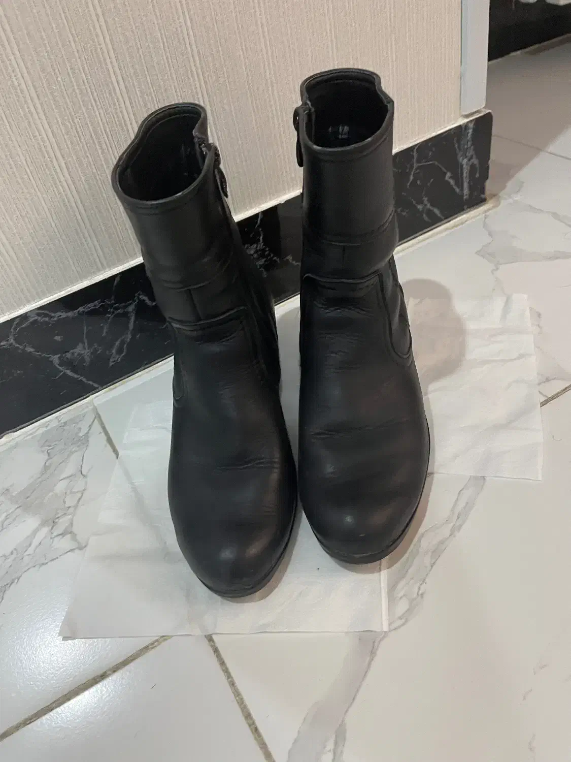 نیم بوت چرم|کیف، کفش، کمربند|کرمانشاه, |دیوار