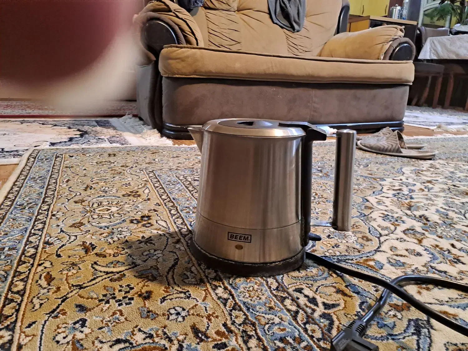 کتری برقی بیم آلمان المنت سوخته|قوری، کتری، قهوه‌ساز دستی|شاهین‌شهر, نظامی|دیوار