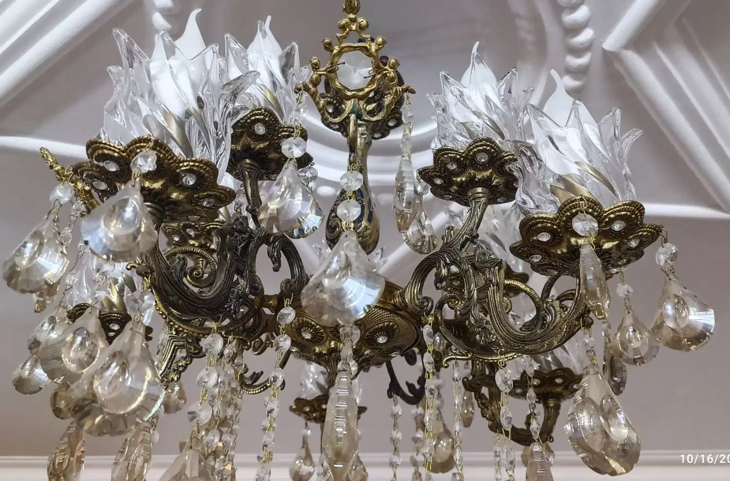 لوستر برنز|لوستر و چراغ آویز|اراک, |دیوار