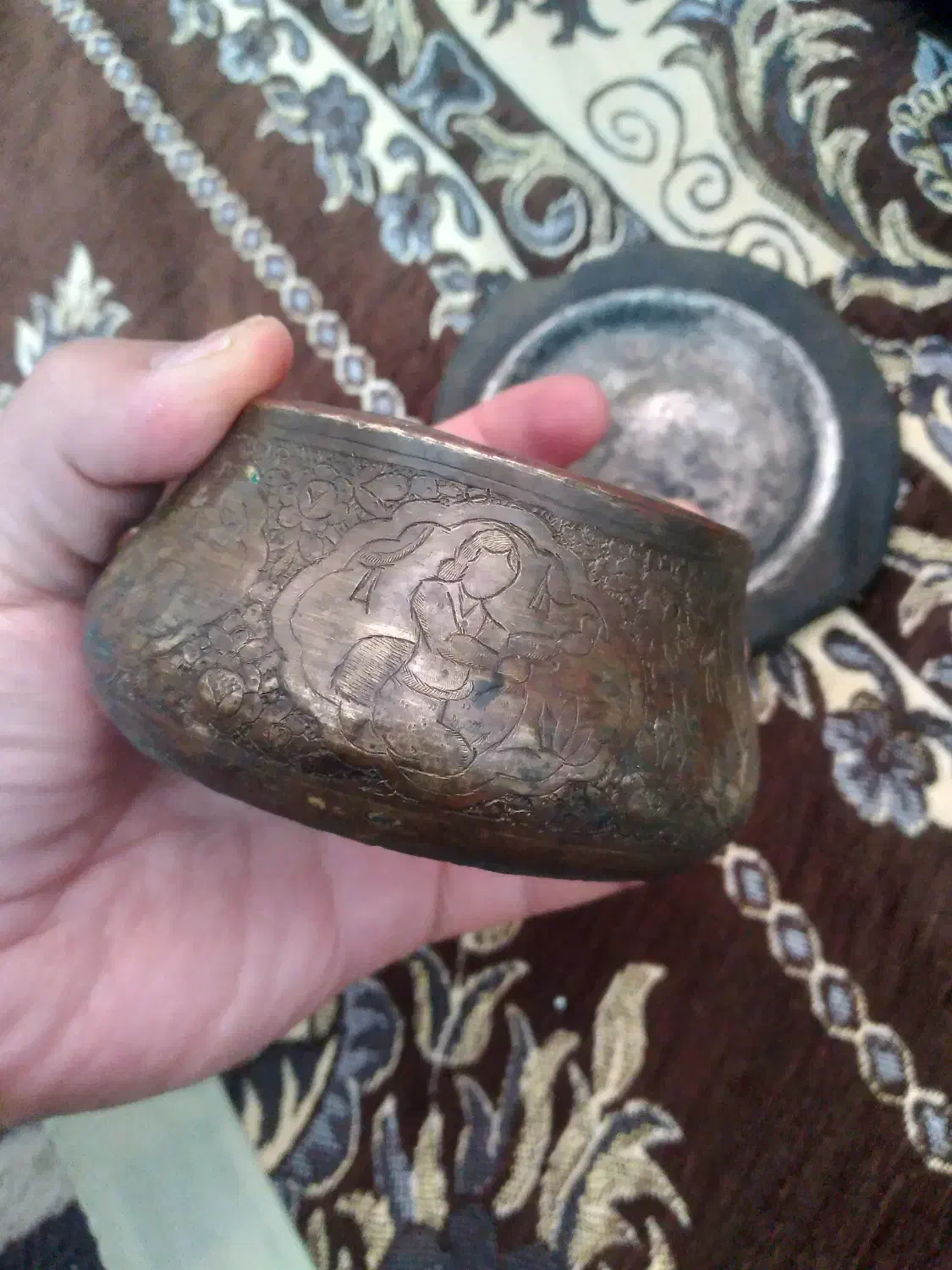 سرقلیون قدیمی قلم صفوی کهنه|کلکسیون اشیاء عتیقه|تهران, دکتر هوشیار|دیوار