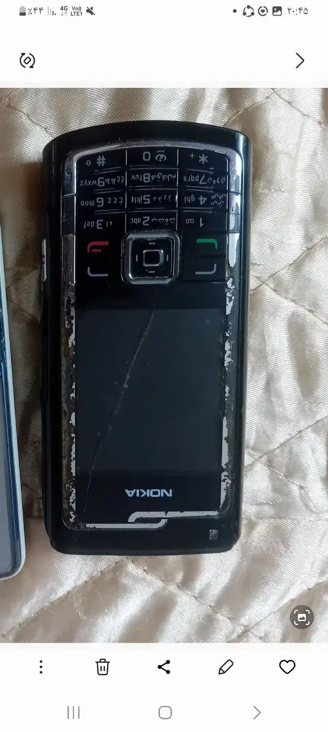 گوشی قدیمی نوکیا ان۷۲ درجه ۱|موبایل|یزد, |دیوار