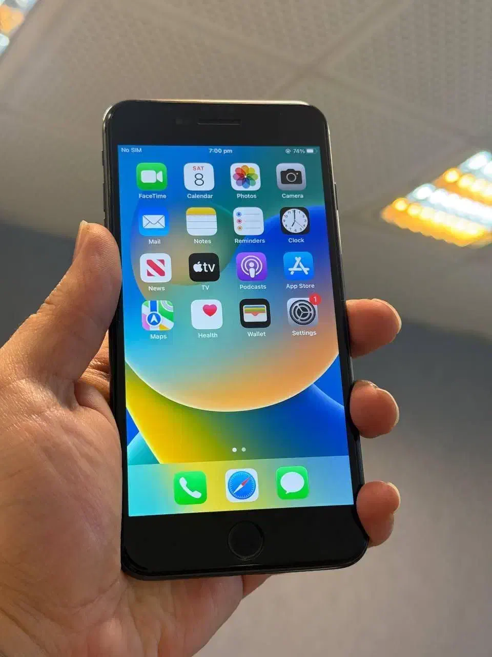 آیفون 8 پلاس درحد باتری 100|موبایل|رشت, فلسطین|دیوار