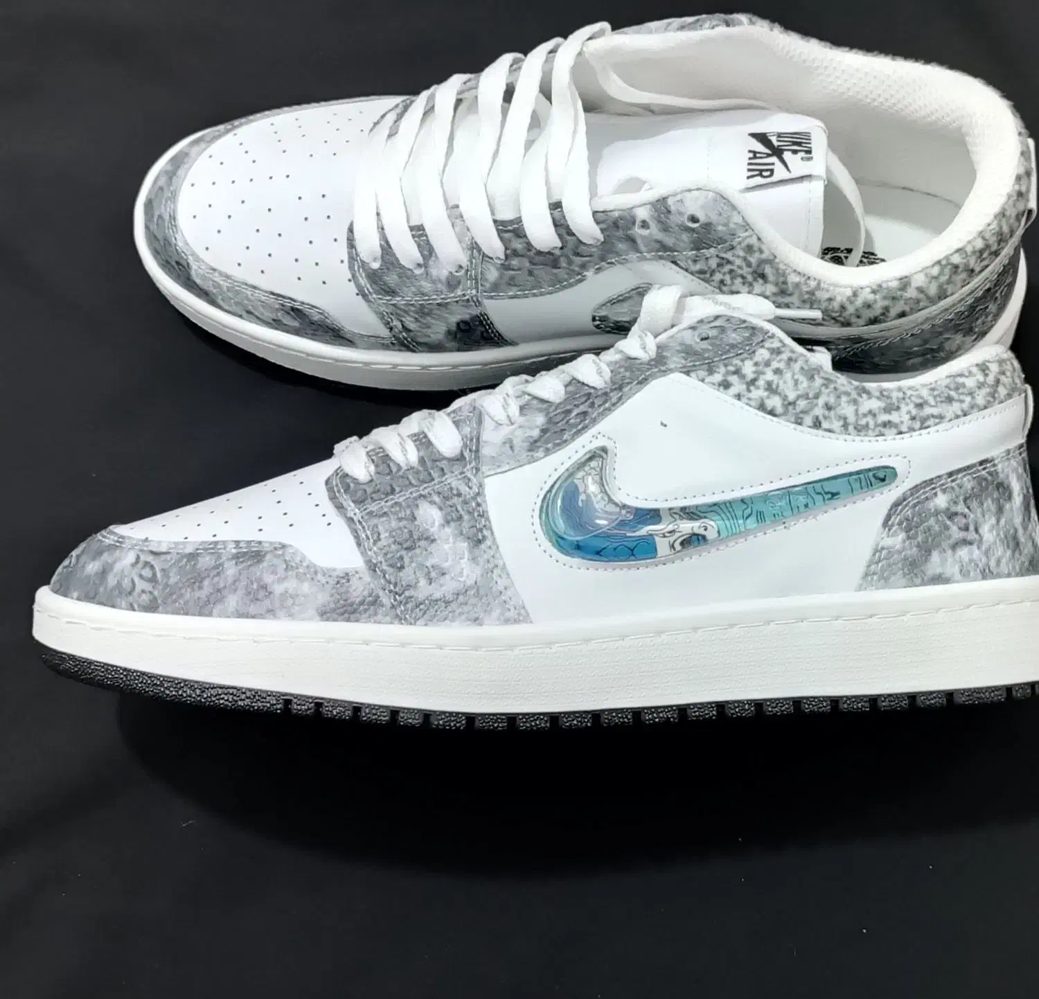 کفش ایرجردن دراگون رنگ طوسی سفید|کیف، کفش، کمربند|رامهرمز, |دیوار