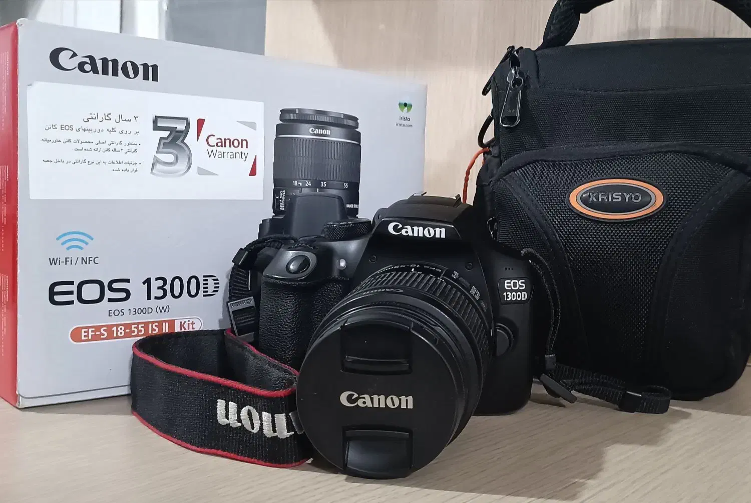 دوربین عکاسی و فیلمبرداری کنون1300D|دوربین عکاسی و فیلم‌برداری|پردیس, شهرک صنعتی خرمدشت فاز ۷|دیوار