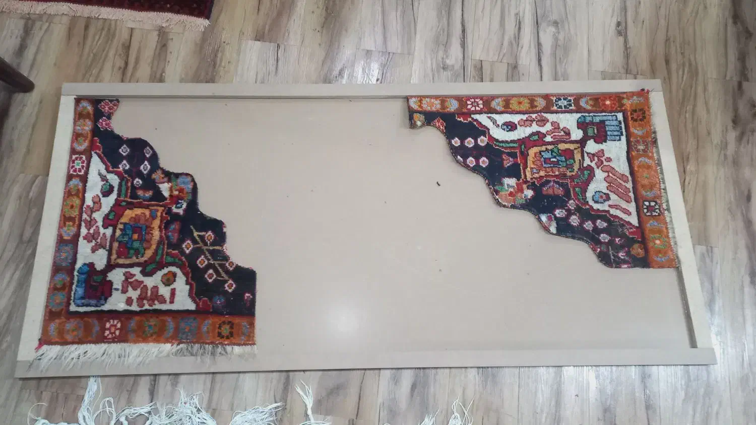 تکه فرش‌ دستبافت، جهت کارای هنری، کالیگرافی|فرش|بندر ماهشهر, |دیوار